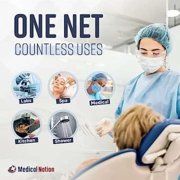 Medical Nation 24" Disposable Bouffant Caps - Case of 1000