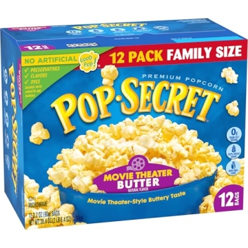 Pop Secret Microwave Popcorn, Movie Theater Butter, 12 Ct