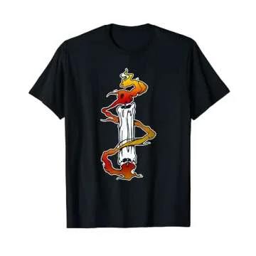 Burning the Candle at Both Ends T-Shirt - Unique Design for Comfort and Style