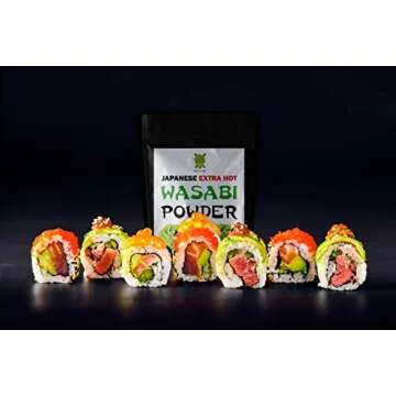 Dualspices Japanese Wasabi Powder 3.2 Oz (90 Grams) Extra Hot - No Fillers - 100% Pure