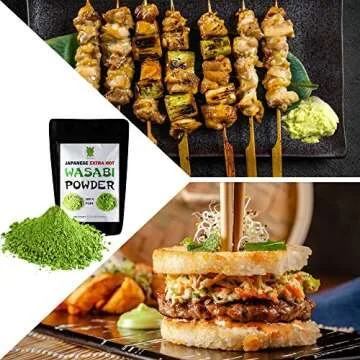 Dualspices Japanese Wasabi Powder 3.2 Oz (90 Grams) Extra Hot - No Fillers - 100% Pure
