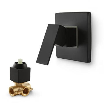 SKOWLL Shower Valve Bathroom Control Kit - Premium Matte Black Design