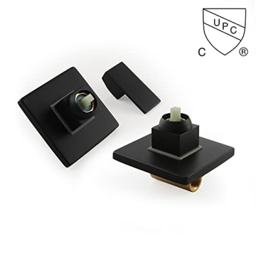 SKOWLL Matte Black Shower Valve Kit, Durable & Stylish