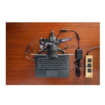 Canon EOS Webcam Accessory Starter Kit, for Select EOS R Series Digital Cameras, AC Adapter AC-E6N, DC Coupler DR-E18, Interface Cable IFC-100U, for Live Streaming, Teaching, & Content Creators