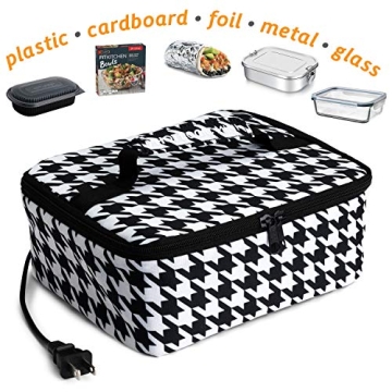 HOTLOGIC Mini Portable Electric Lunch Box - Convenient Food Warmer