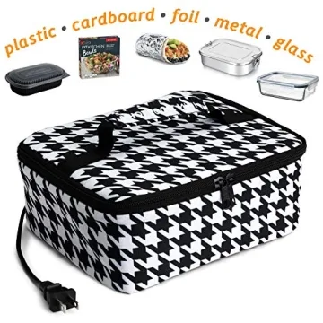 HOTLOGIC Mini Portable Electric Lunch Box - Convenient Food Warmer