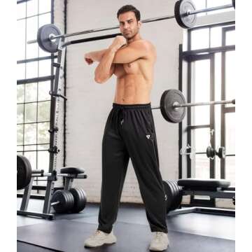 5 Pack Men's Sweatpants - Comfortable Athletic Joggers