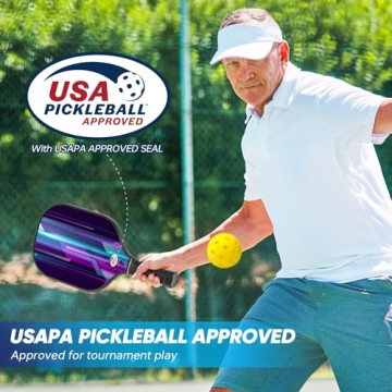 Lightweight Pickleball Paddles Set - Fun for All Ages!
