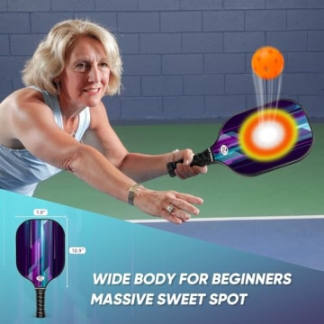 Lightweight Pickleball Paddles Set - Fun for All Ages!