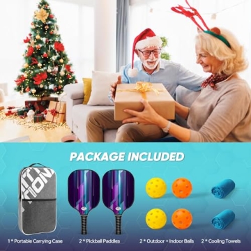 Lightweight Pickleball Paddles Set - Fun for All Ages!