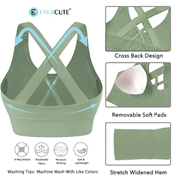 Evercute Sports Bra for Women Stylish Comfortable Support