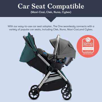 Lightweight Easy Fold Toddler Stroller with Cupholder