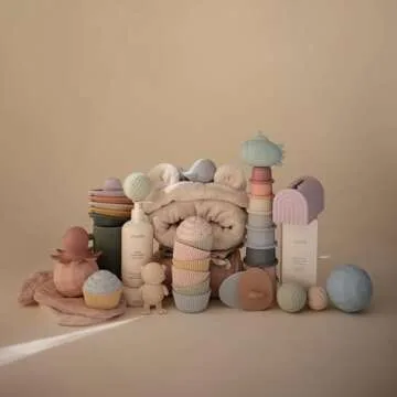 Mushie Bath Spout Cover for Kids | Soft Silicone Safety Guard | Universal Fit