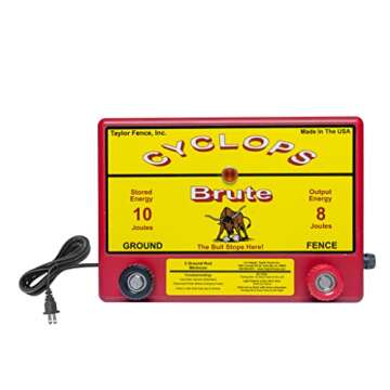 Cyclops Brute - 8 Joule Fence Charger - AC