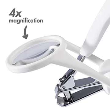 Deluxe Baby Nail Clipper with Magnifier for Safety and Precision