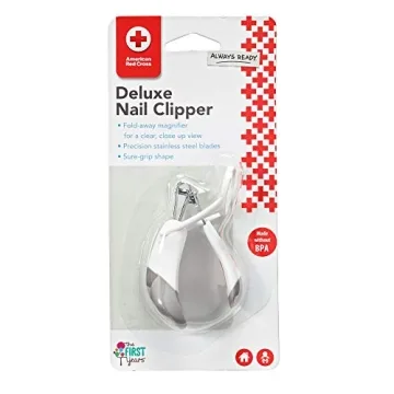 Deluxe Baby Nail Clipper with Magnifier for Safety and Precision