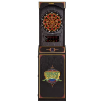 Arachnid Cricket Pro 650 Electronic Dartboard with Stylish Cabinet, 24 Games, 132 Variations
