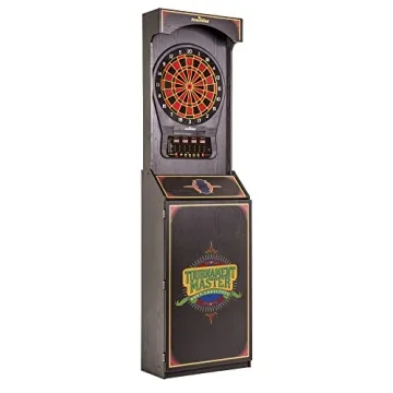 Arachnid Cricket Pro 650 Electronic Dartboard with Cabinet