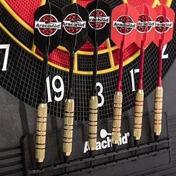 Arachnid Cricket Pro 650 Electronic Dartboard with Cabinet