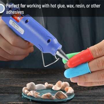 Mr. Pen- Hot Glue Gun Finger Protectors, 24 pcs, Silicone Thimble Finger Guard for Hot Glue