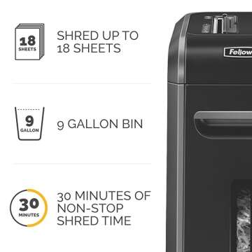 Fellowes 99Ci 18-Sheet Crosscut Shredder Machine