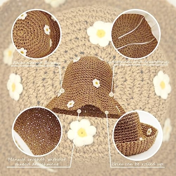 Stylish Women Straw Sun Hat - Perfect for Beach Days