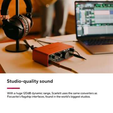 Focusrite Scarlett 2i2 Studio USB Audio Interface Bundle