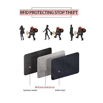 Stylish Pink RFID Blocking Wallet for Men and Women with 20 Card Slots