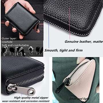Stylish Pink RFID Blocking Wallet for Men and Women with 20 Card Slots