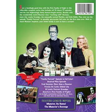 The Munsters: The Complete Series [DVD] - A Classic Family Comedy Monster Mash