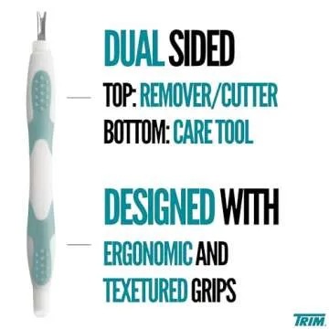 Trim Cuticle Pusher and Remover - Dual-Ended Cuticle Trimmer Tool for Manicures and Pedicures – Er...