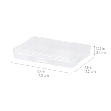IRIS USA Scrapbook Storage Cases, 10-Pack, 4" x 6"