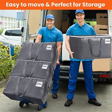 BlissTotes Heavy Duty Large Moving Bags with Handles