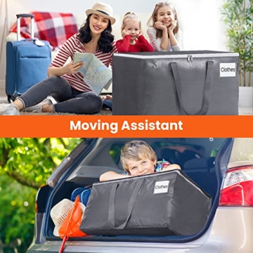 BlissTotes Heavy Duty Large Moving Bags with Handles