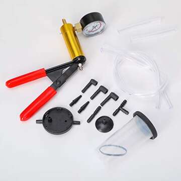Yonligonju Brake Bleeder Kit with Hand Vacuum Pump - Multifunctional Automotive Fluid Kit