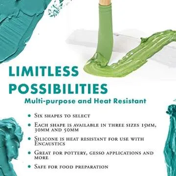 Princeton Catalyst Tools, Art Supplies for Texturizing and Moving Paint, Blade- 50mm, Orange