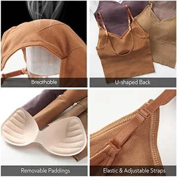 Stylish Eleplus Comfy Cami Bra Pack of 4 for Women