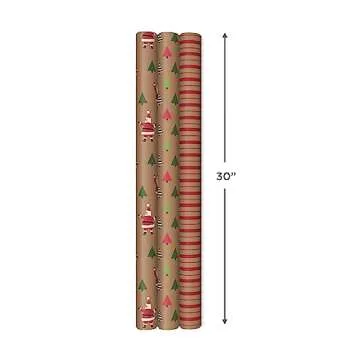 Hallmark Christmas Wrapping Paper Rolls for Creative Gifting