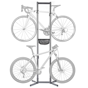Freestanding Delta Bike Rack - No Drilling Needed for Storage