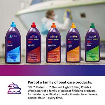 3M Perfect-It Gelcoat Polish + Wax for Boats & RVs
