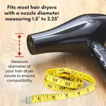 SnozzlePro Universal Hair Dryer Attachment for Xtava Diffuser