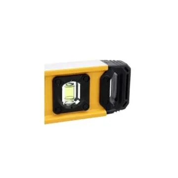 DeWalt DWHT43003 9" Yellow Aluminum Magnetic Torpedo Level with V-Groove Base
