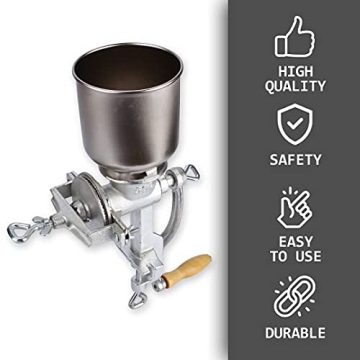 Hand Operated Corn Grain Mill Grinder for Kitchen Use