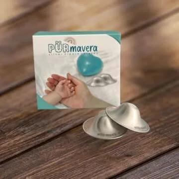 Silver Nursing Cups for New Moms – Pure 925 Silver Soothers