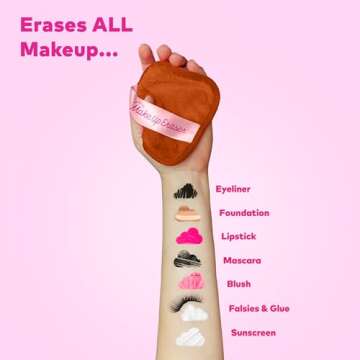 The Original MakeUp Eraser, 7-Day Set, Erase All Makeup With Just Water, Including Waterproof Mascara, Eyeliner, Foundation, Lipstick, Sunscreen, and More! Hot Cocoa, 7ct.