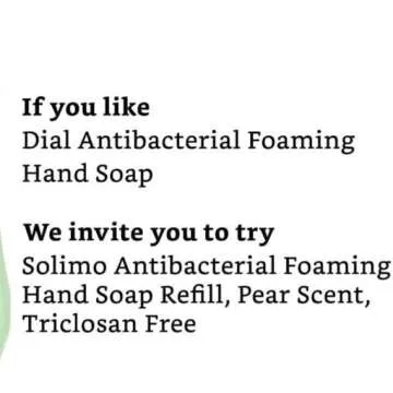 Foaming Antibacterial Soap Refill - Pear Scent 32 Oz