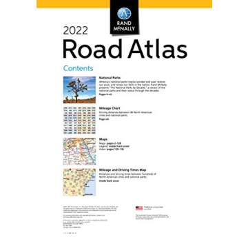 Rand McNally 2022 Road Atlas with Protective Vinyl Cover (United States, Canada, Mexico)