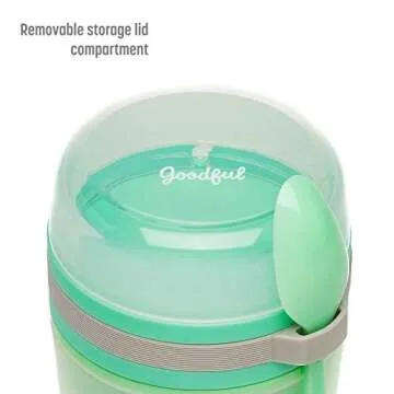 Goodful Insulated Yogurt Container - Leak Proof & Portable