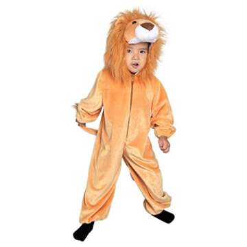 Fantasy World Lion halloween costume-s, for toddler-s, kid-s, girl-s, boy-s, kitty fancy dress-up, cat-s, wild- animal outfit-s, F57 Size: 2t