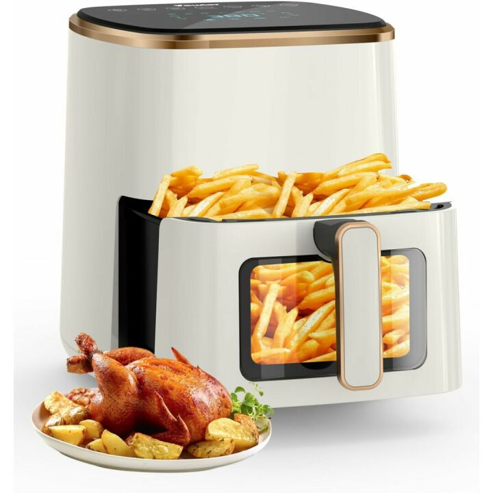 5.3Qt Air Fryer with Viewing Window & Smart Touchscreen
